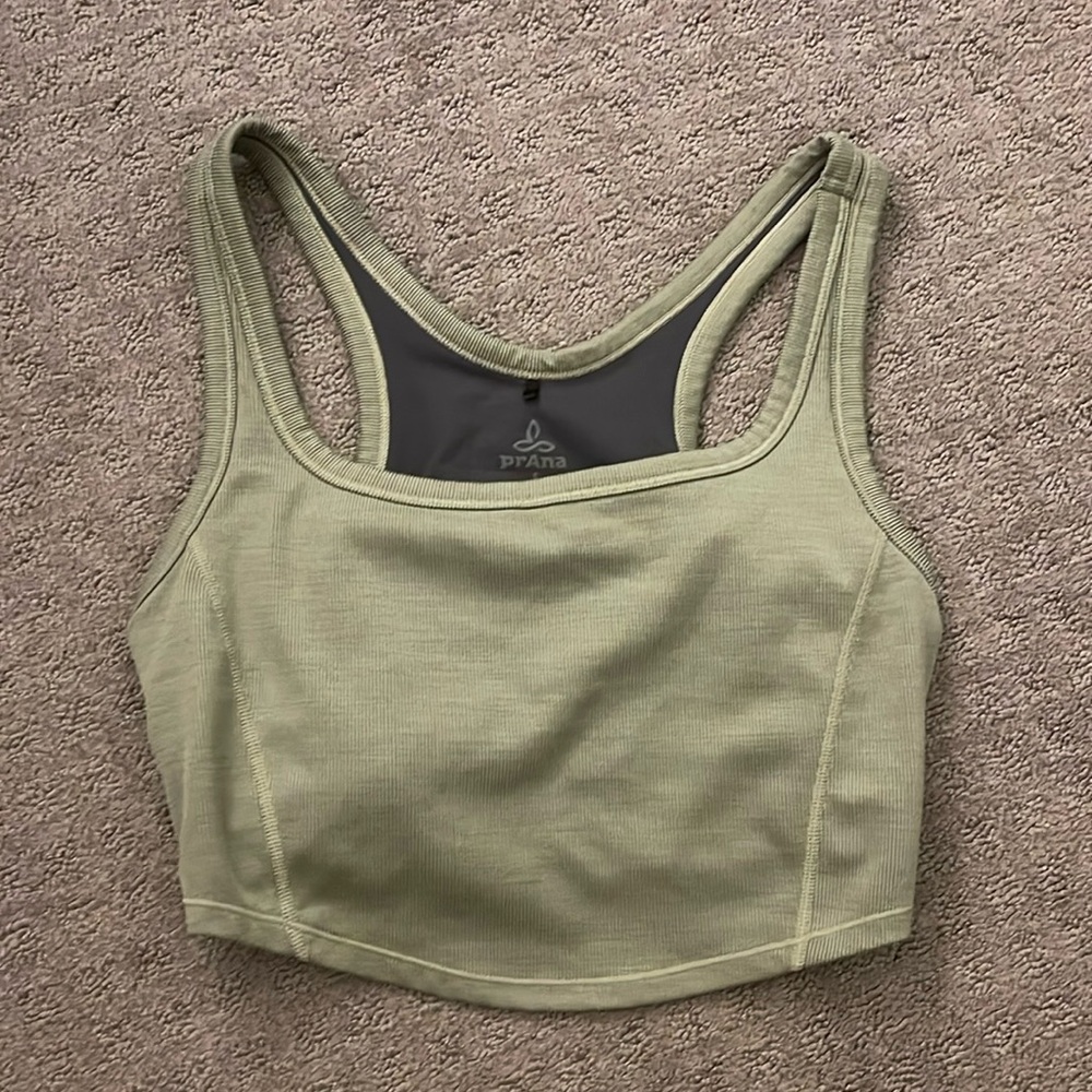 Ribbed Longline Prana Racerback Sports Bra